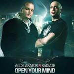 Cover: Accelarator And Radiate - Open Your Mind