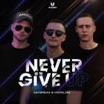 Cover: Daybreak & Hopeline - Never Give Up