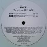 Cover: Dyce - Tomorrow Can Wait