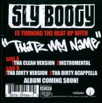 Cover: Sly Boogy - That'z My Name (Tha Dirty Version)
