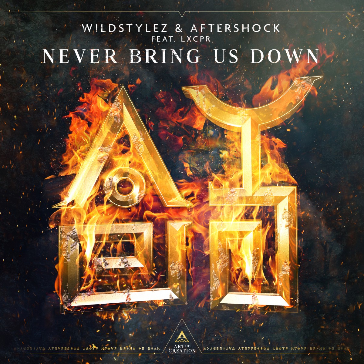 Cover art for the Wildstylez & Aftershock feat. LXCPR - Never Bring Us ...