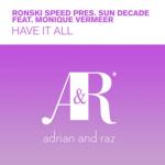 Cover: Ronski Speed - Have It All