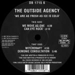 Cover: The outside agency - We Move As One