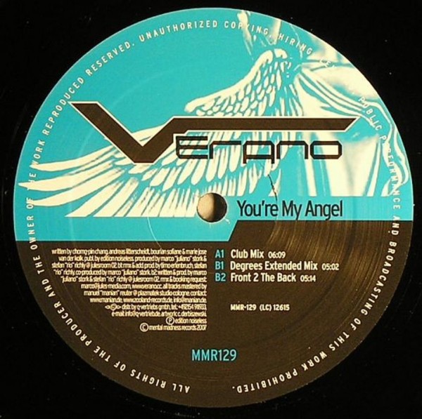Cover: Verano - You're My Angel